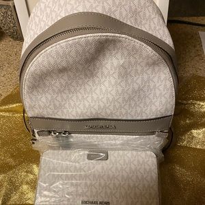 Michael Kor Backpack/Wallet/Makeup Bag
